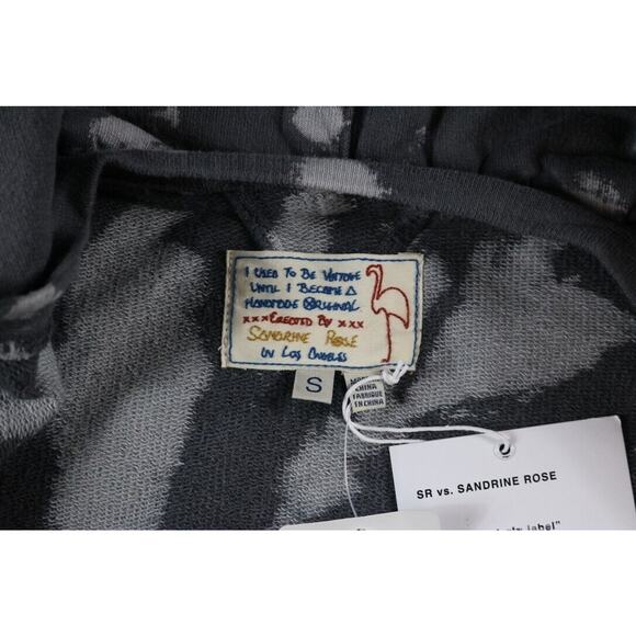 New Free People x Sandrine Rose S Tie Dye Full Zip Hoodie Sweatshirt Jacket - Picture 5 of 9